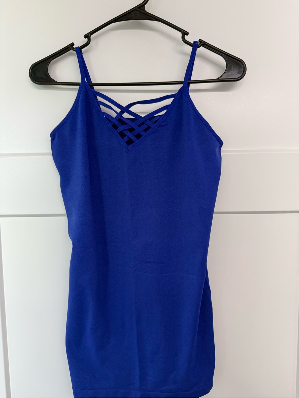 Zenana Outfitters Royal Blue Strappy Tank Top